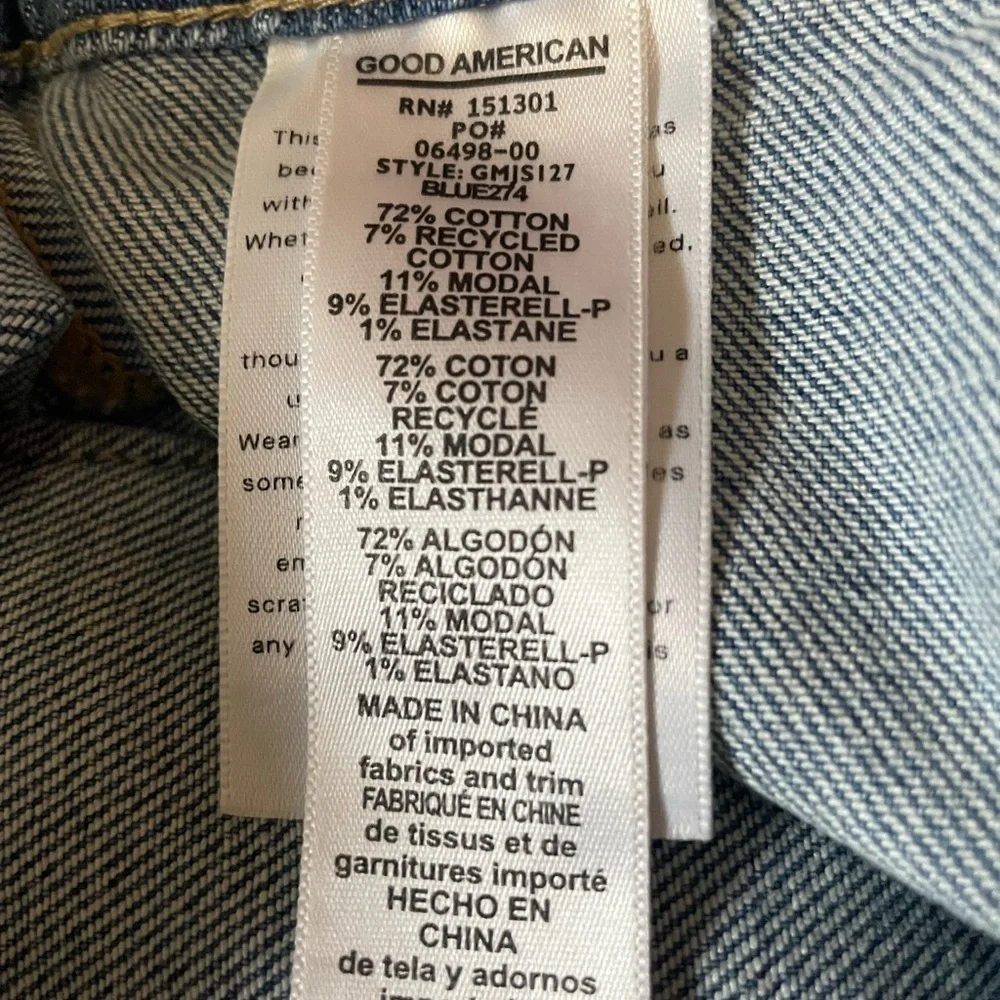 Good American denim jumpsuit - Picture 8 of 8